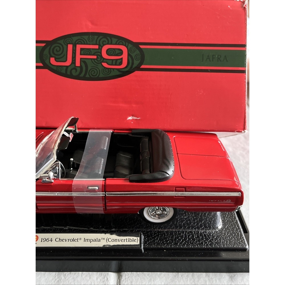 JF9 Vintage Diecast 1964 Chevrolet Impala Red Jafra Exclusive Model